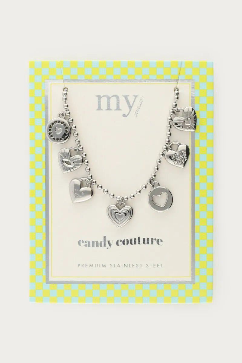 MY JEWELLERY Candy Ketting Bedels - Zilver