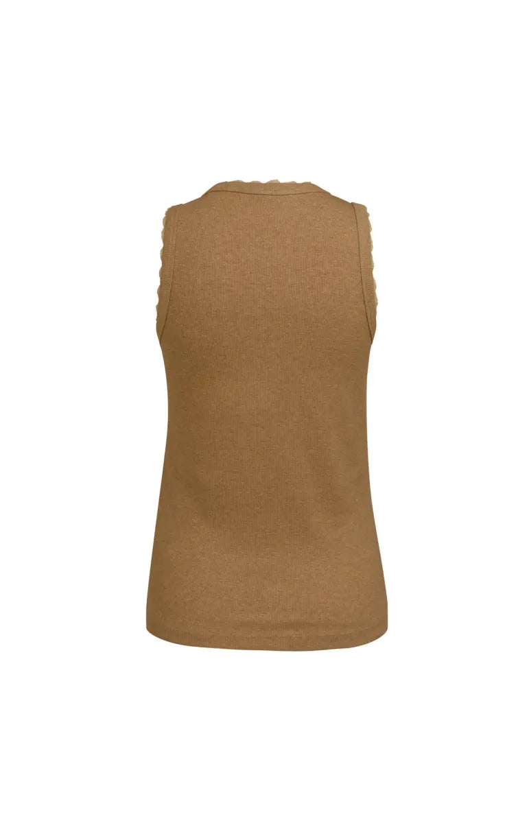 YAYA Singlet Met Kanten Details