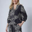 SISTERS POINT Viaba Shirt - Black Leaf