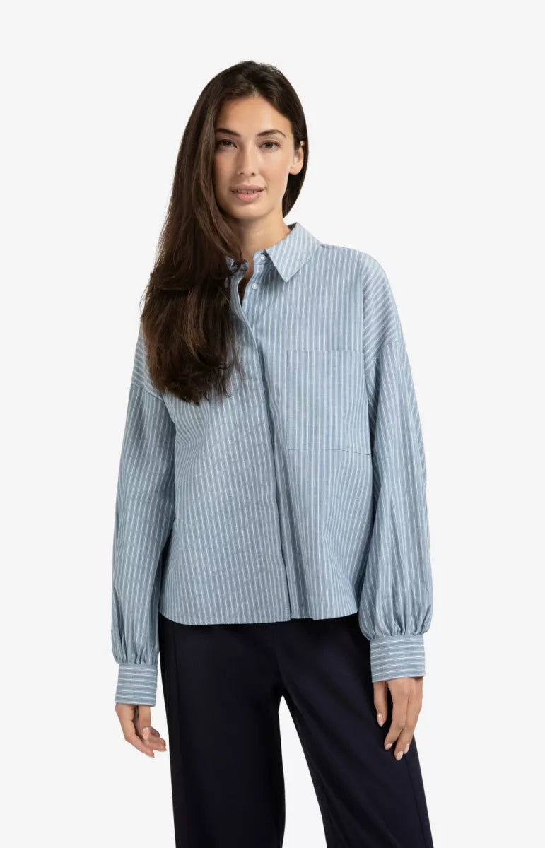YAYA Striped Blouse