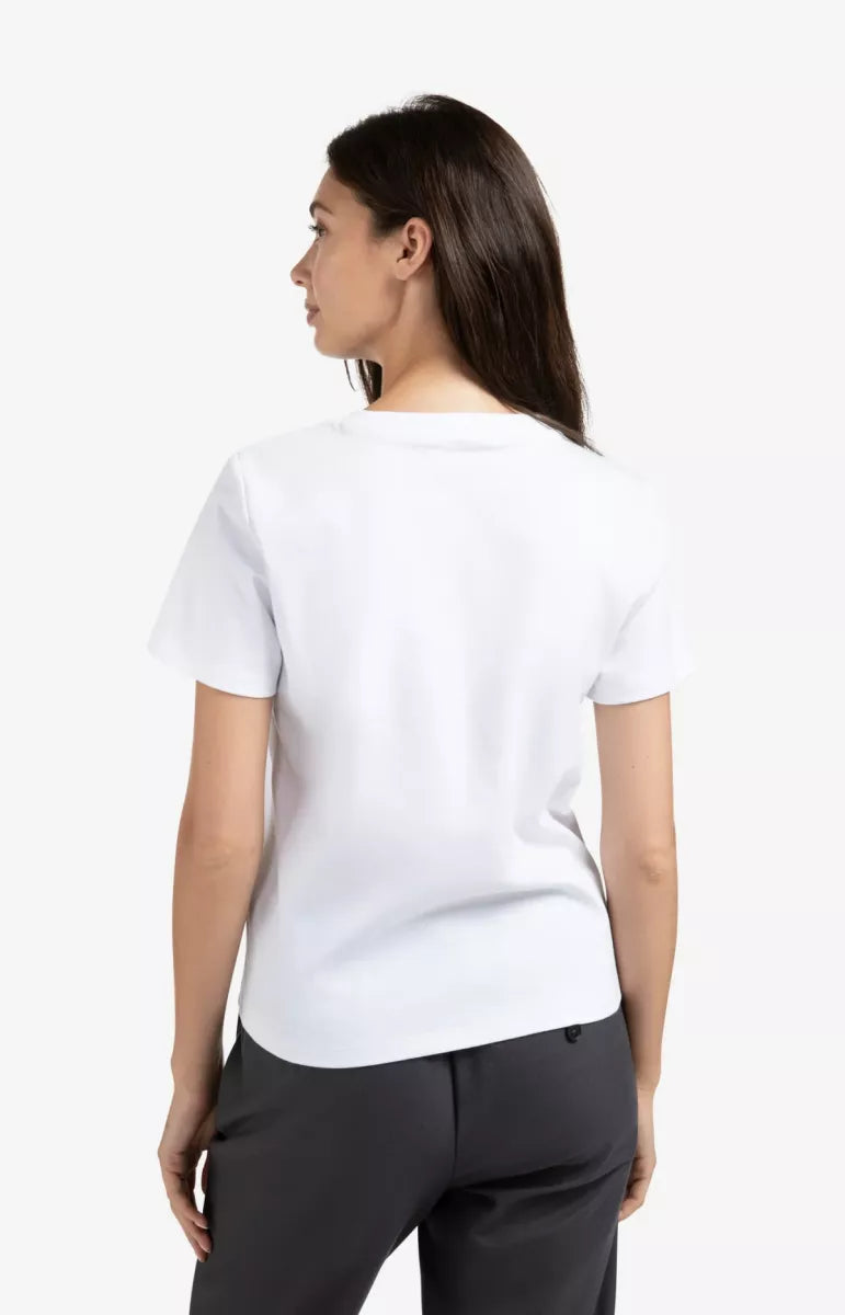 YAYA T-Shirt met Stikdetails - Wit