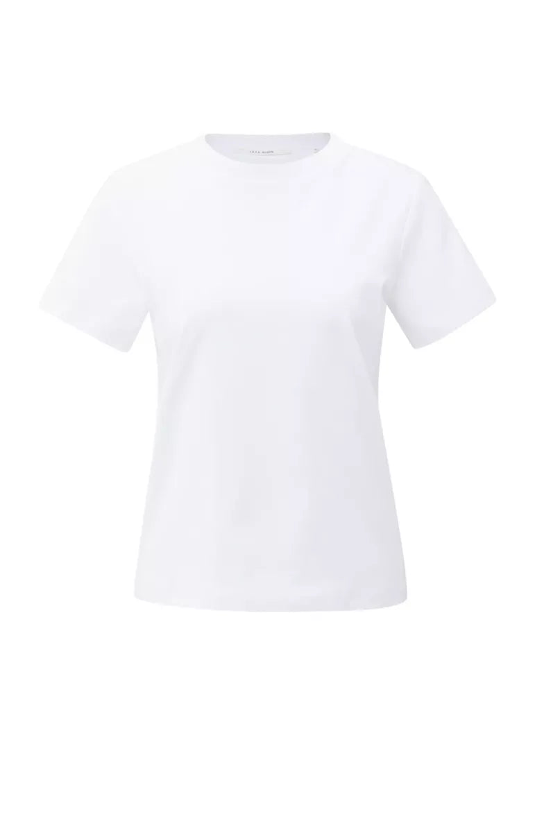 YAYA T-Shirt met Stikdetails - Wit