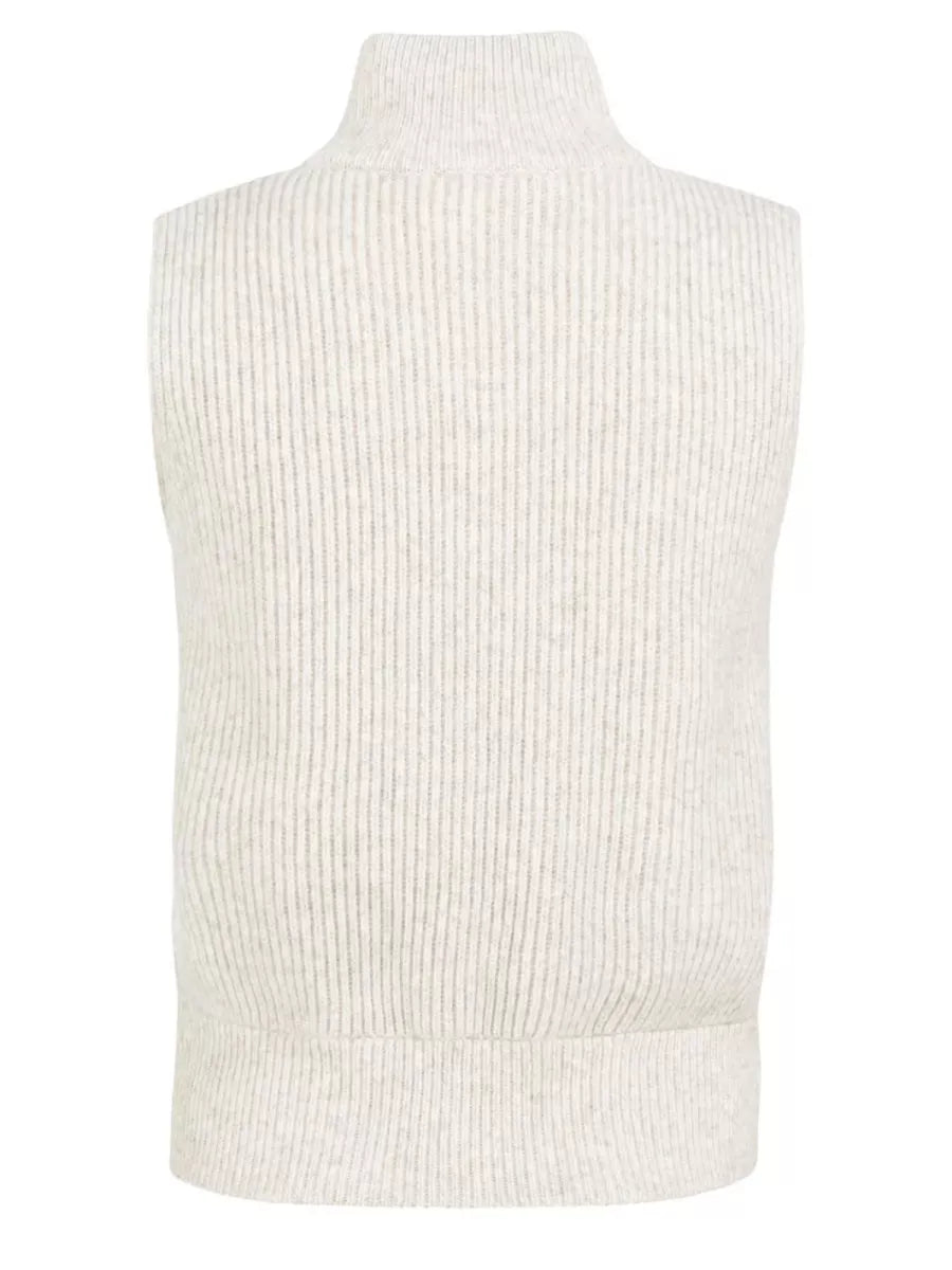 YAYA Mouwloos Vest met Rits