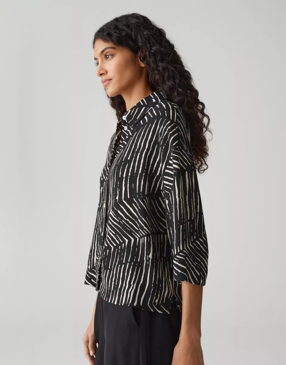 OPUS Fiana Palm Leaves - Zwart