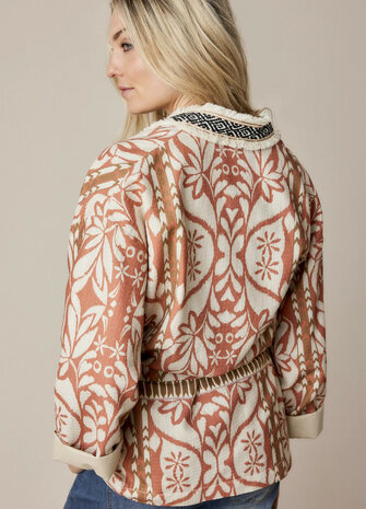 SUMMUM Wrap jacket Inca Print