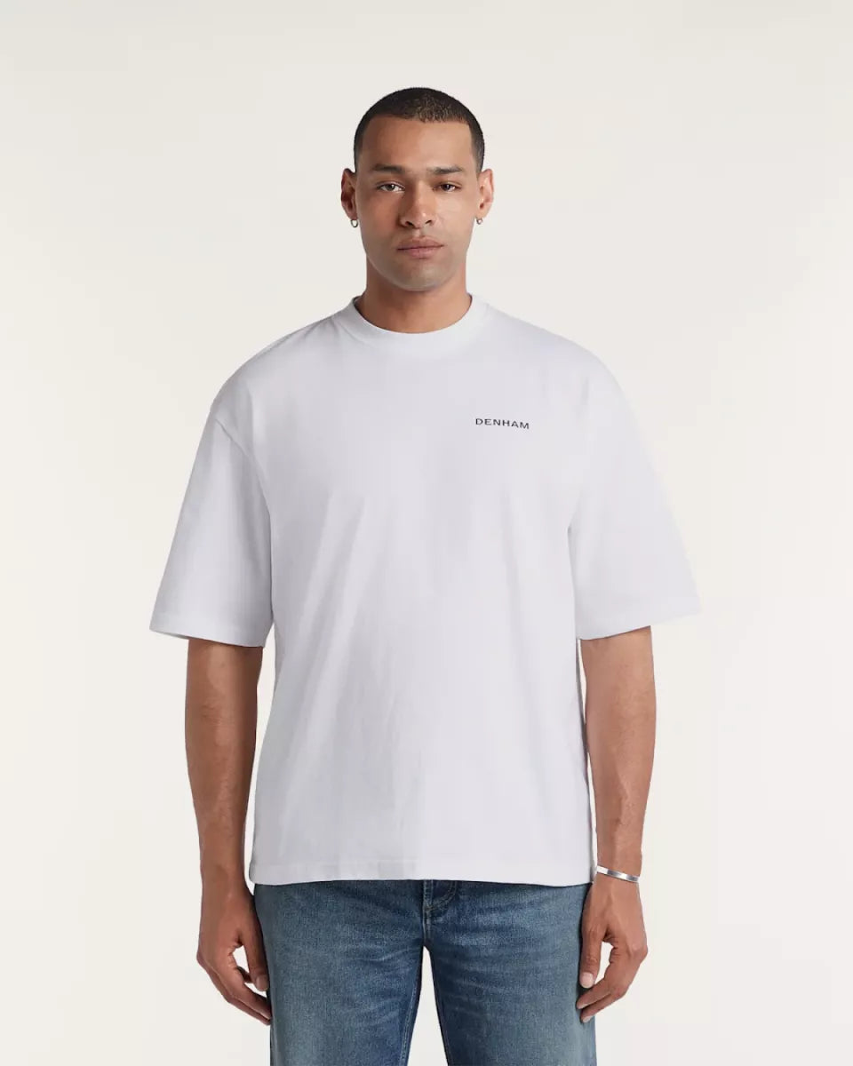 DENHAM Yin Yang Tee - Wit