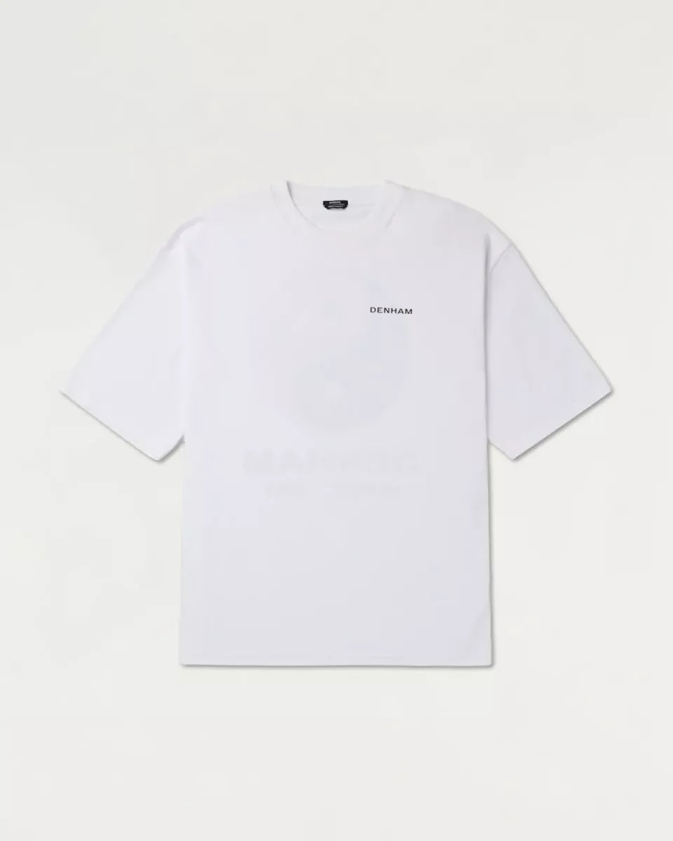 DENHAM Yin Yang Tee - Wit