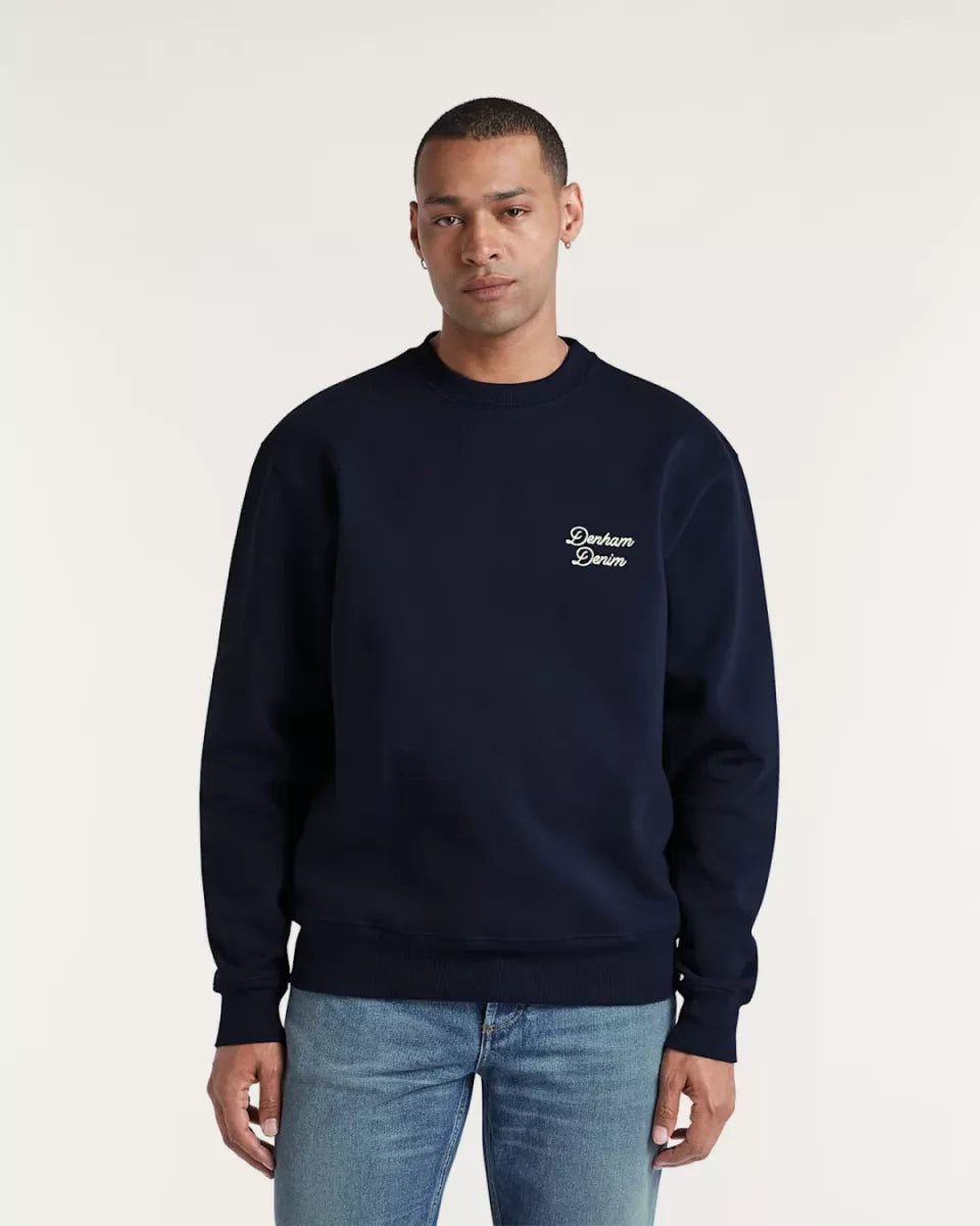 DENHAM Arch Sweat - Navy