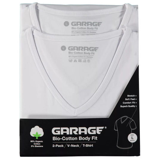 GARAGE GARAGE Bodyfit | 2Pack VNeck-Wit
