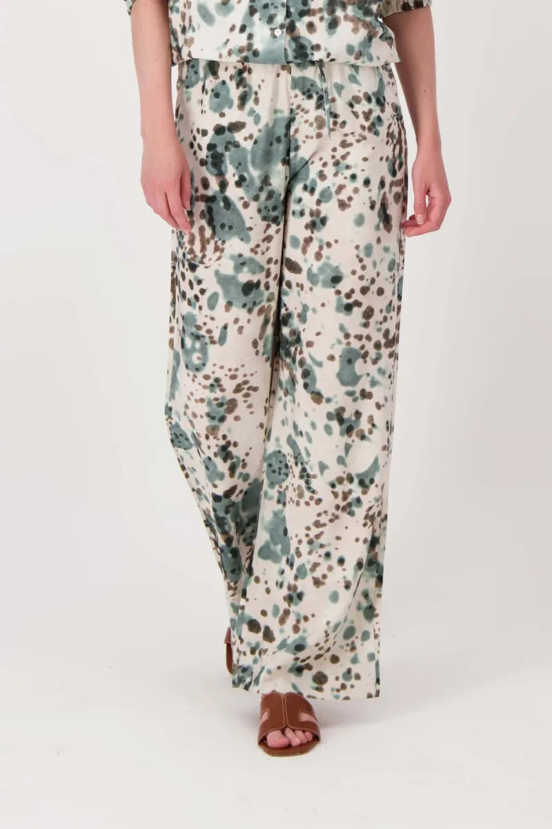 ZUSS Broek met Vlekken Print
