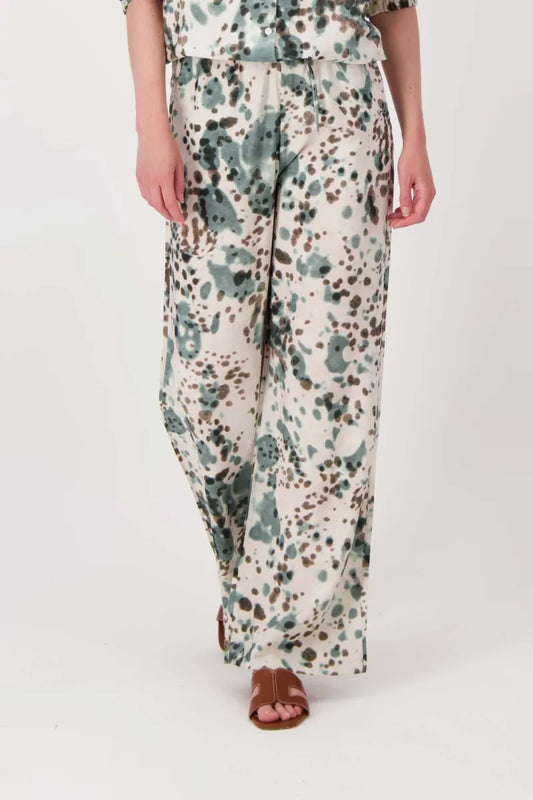 ZUSS Broek met Vlekken Print