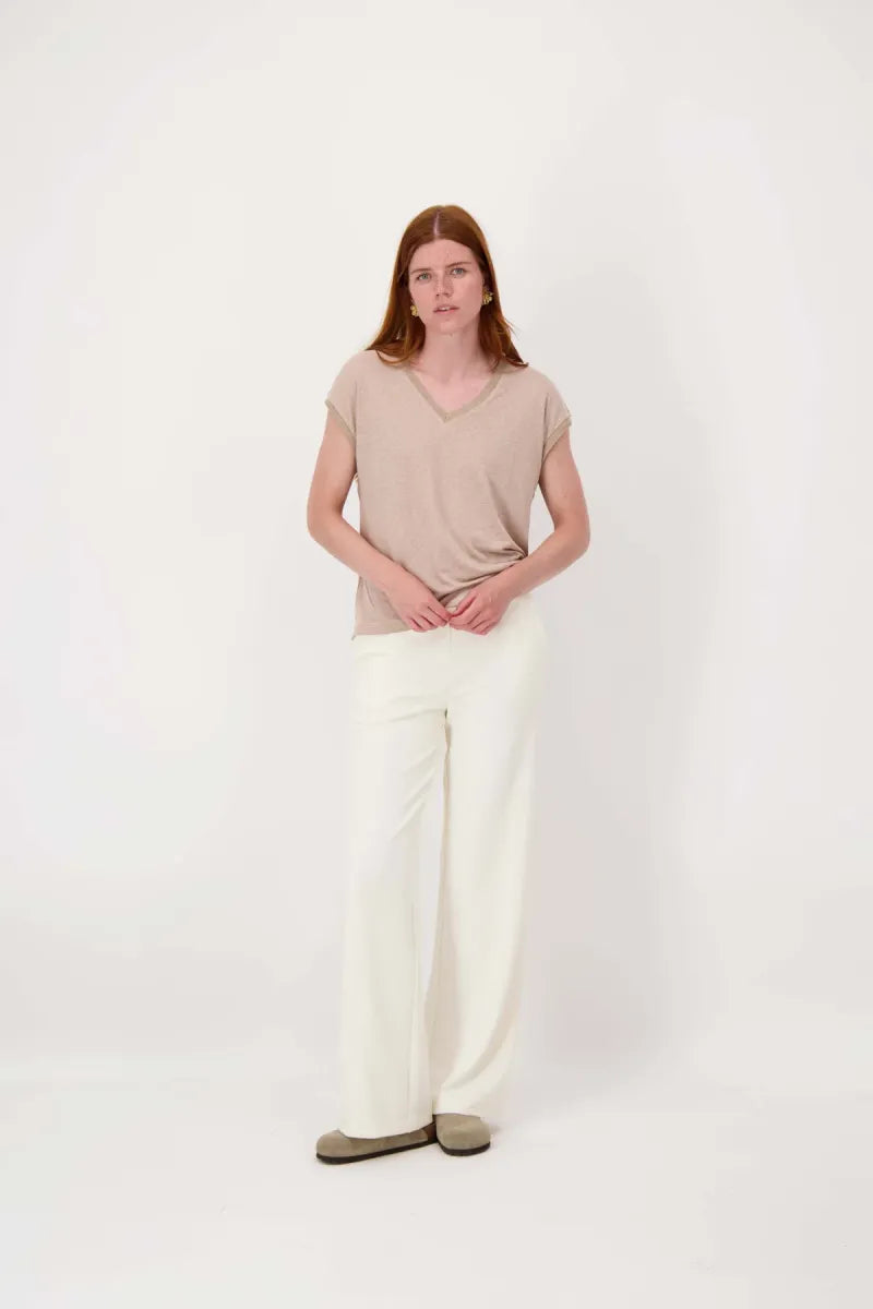 ZUSS V Hals Top Lurex