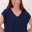 ZUSS V Hals Top met Lurex Boord