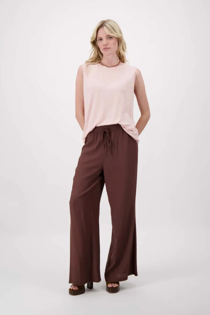 ZUSS Singlet met Lurex Boord - Soft Pink