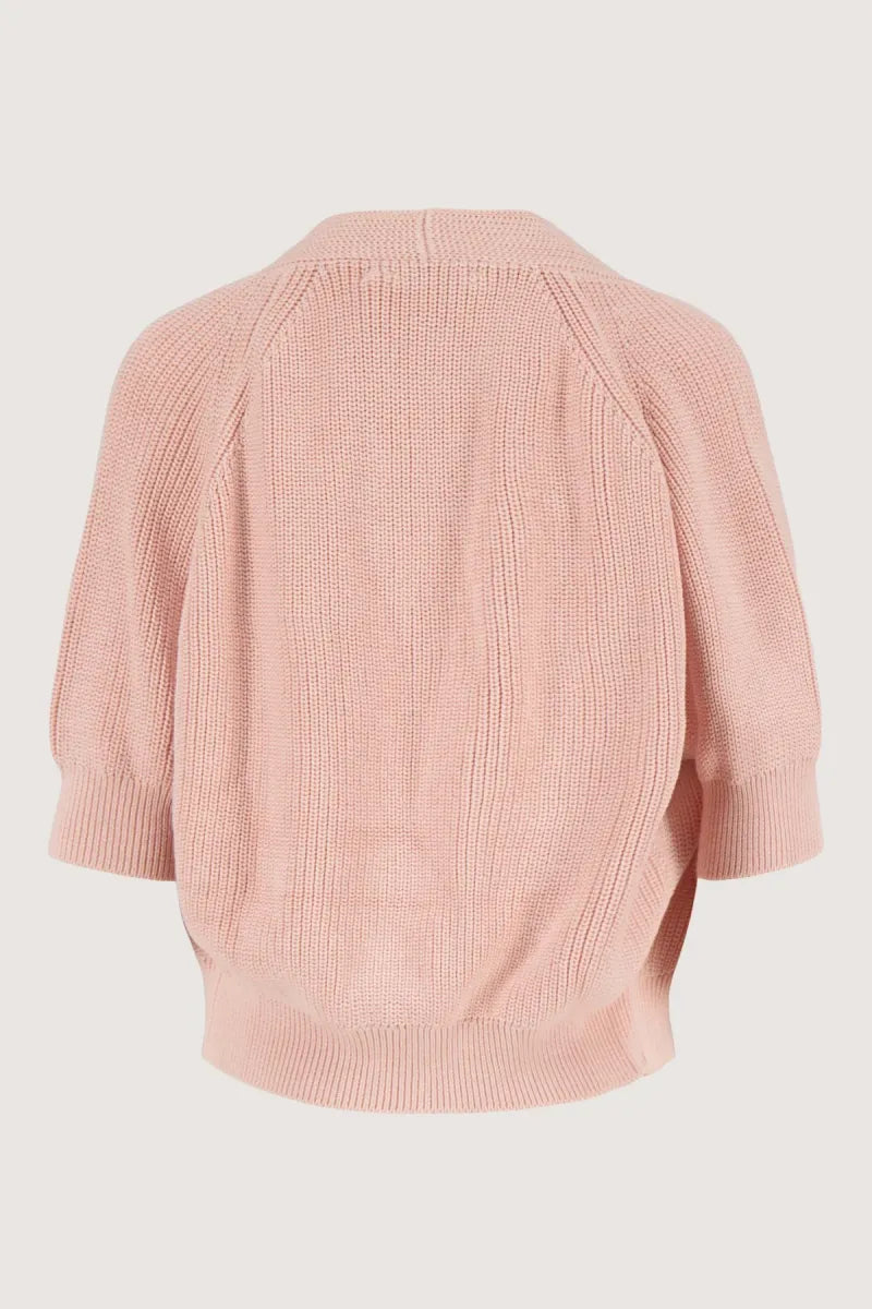 ZUSS Vest met Vleermuis Mouwen - Soft Pink