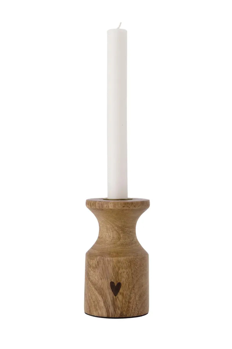ZUSS Kandelaar Hout Hartje