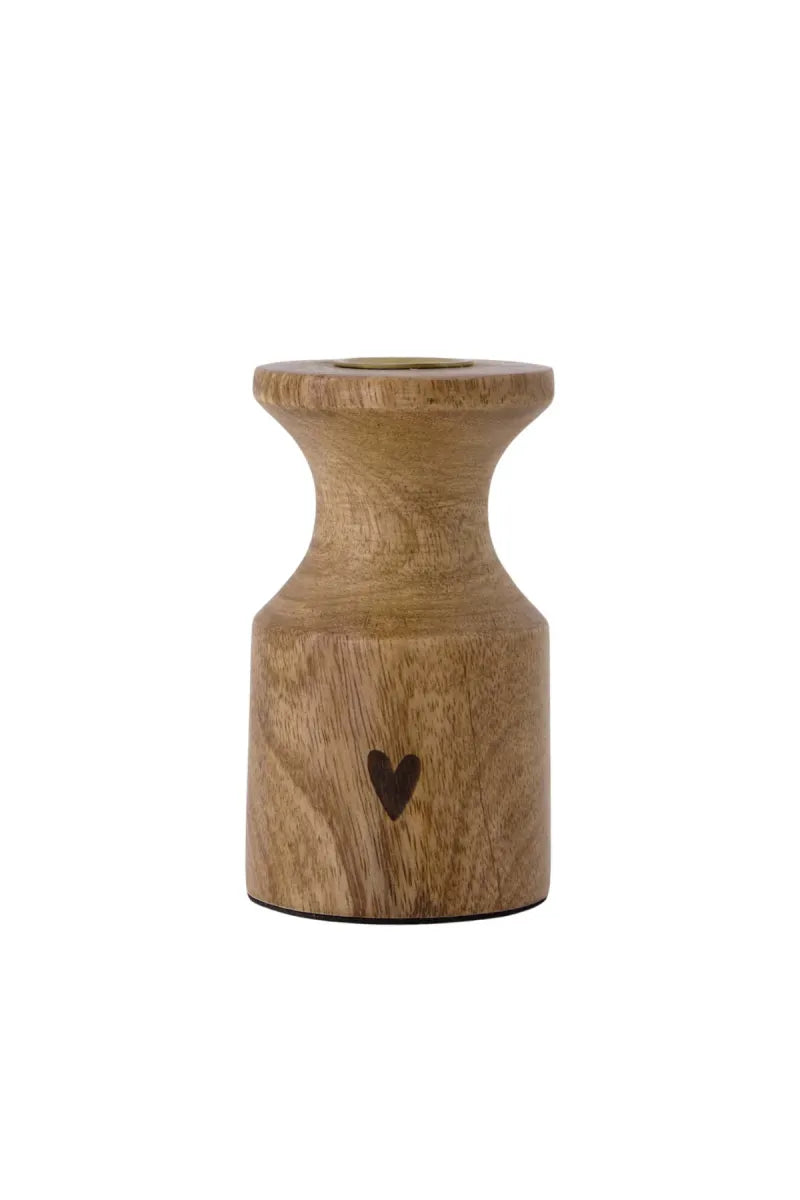 ZUSS Kandelaar Hout Hartje
