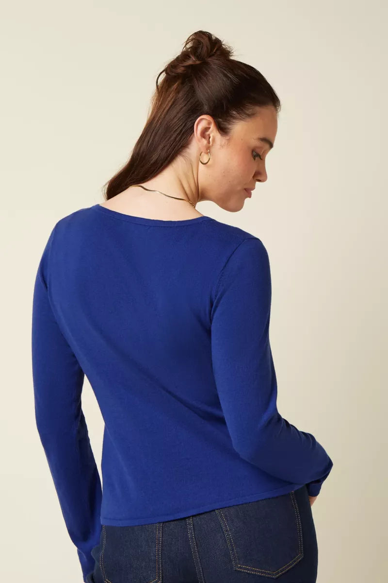 KING LOUIE Cardi Roundneck Cocoon