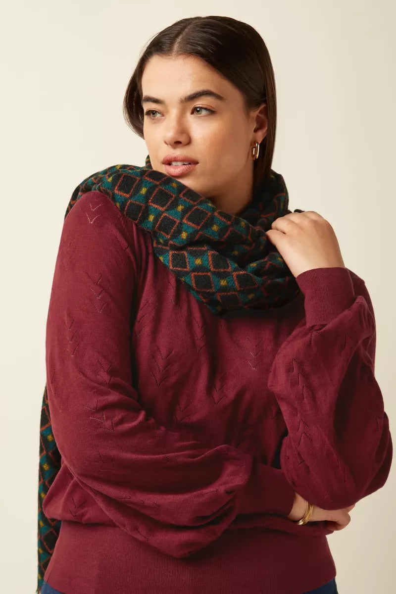 KING LOUIE Jazzy Scarf - Black