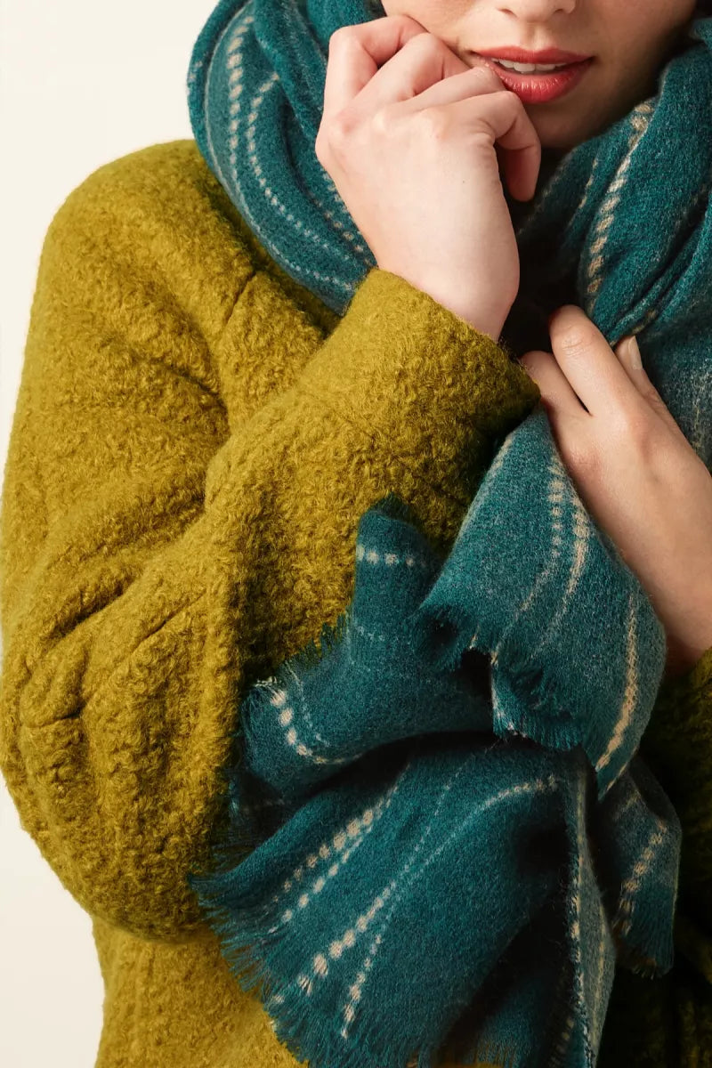 KING LOUIE Twirl Scarf - Pine Green