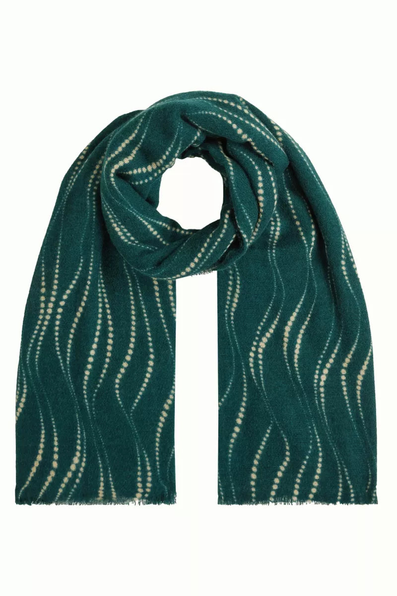KING LOUIE Twirl Scarf - Pine Green