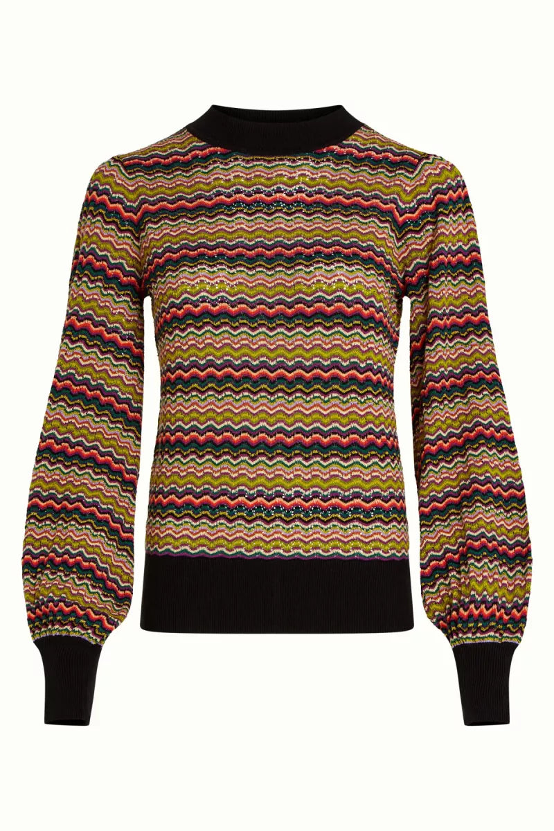 KING LOUIE Maya Turtle Top Meisel
