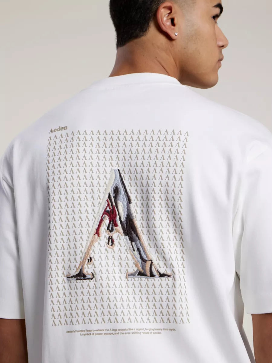 AEDEN Juke Tee - Off White