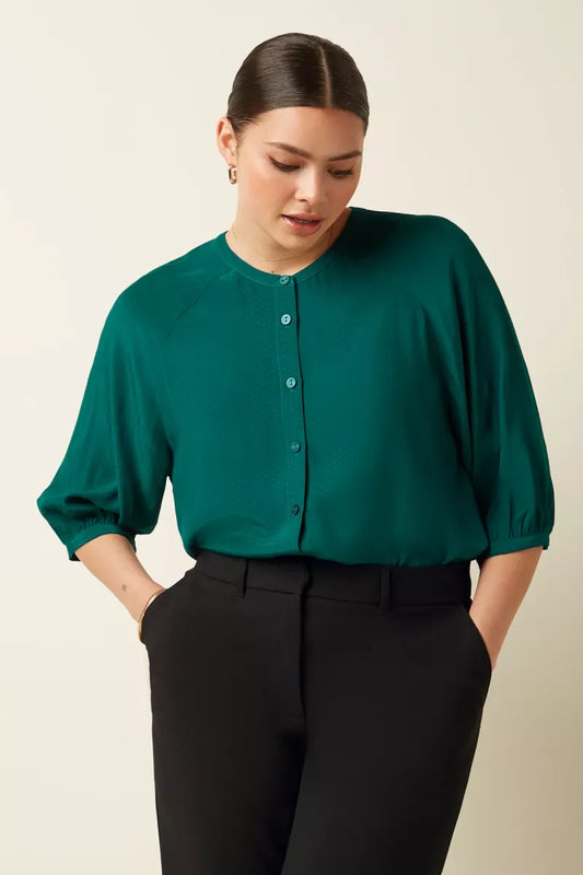 KING LOUIE Cybil Blouse - Petrol
