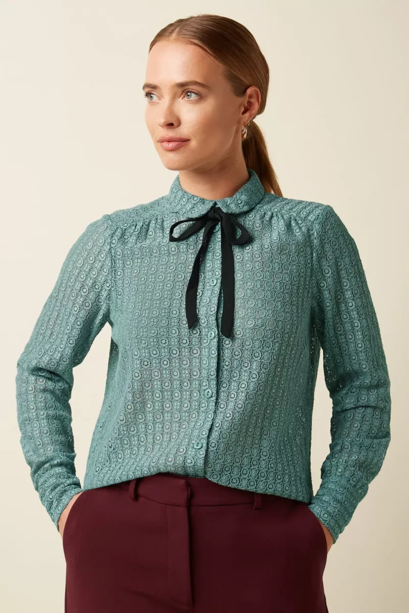 KING LOUIE Elia Blouse - Turquoise