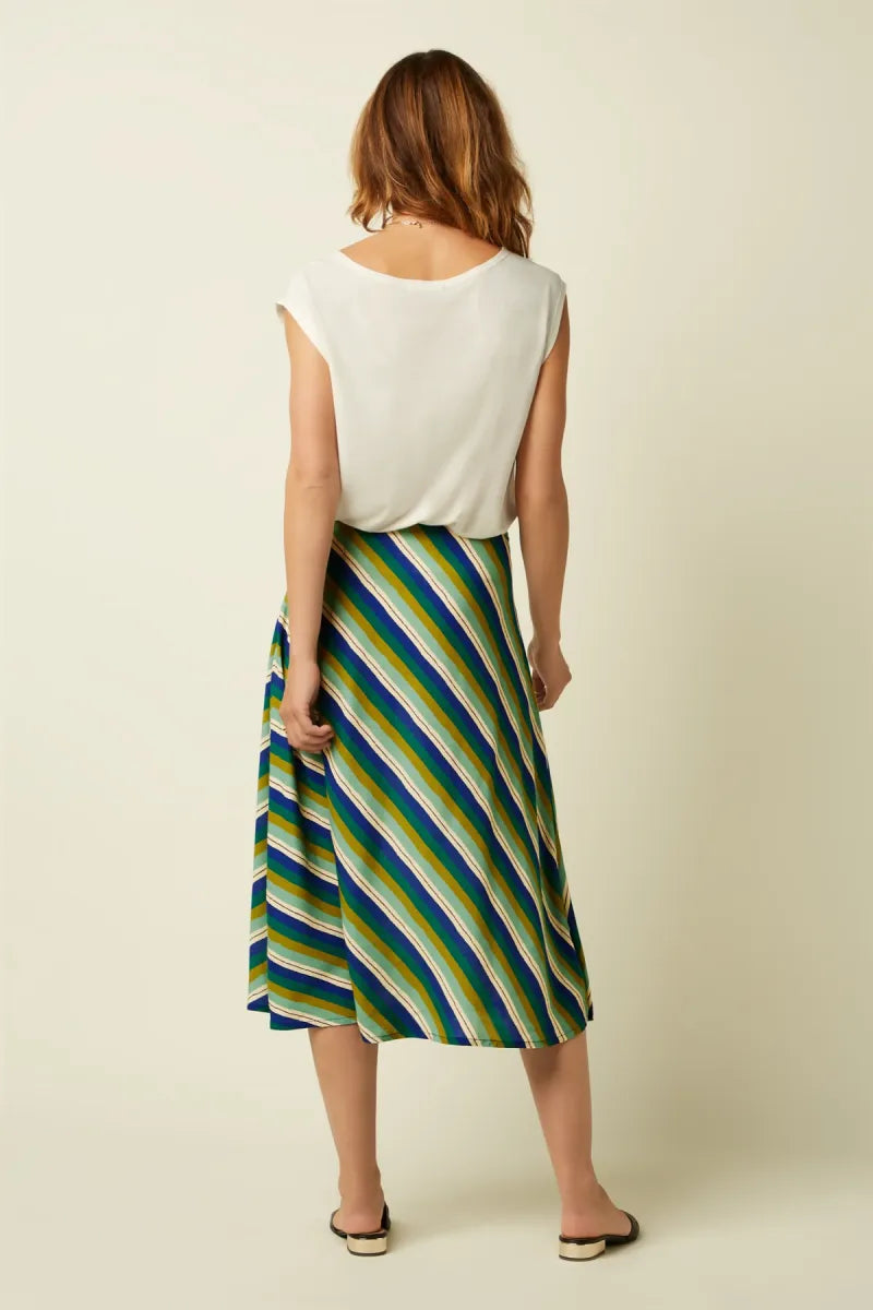KING LOUIE Juno Midi Skirt Cliff