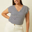 KING LOUIE Double V Top Mariniere Stripe