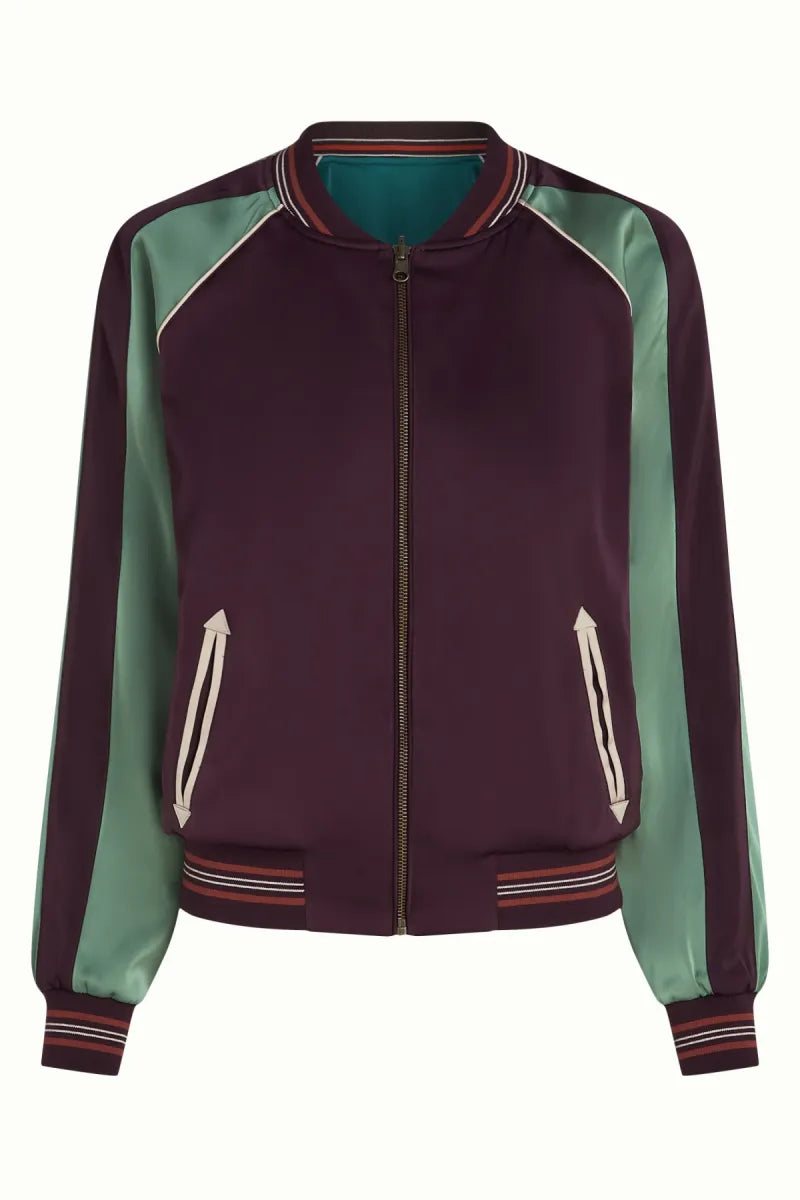 KING LOUIE Bomber Jacket Dusk Satin