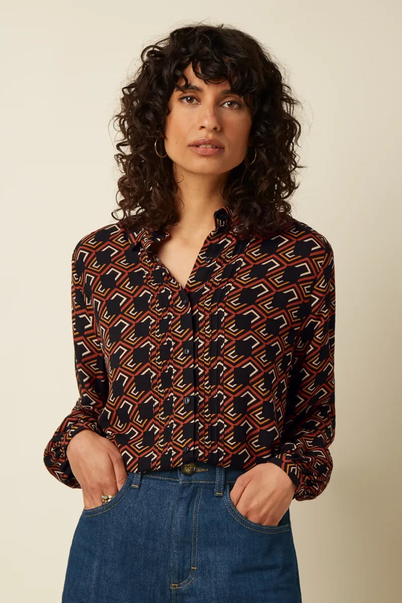 KING LOUIE Alicia Blouse Calou