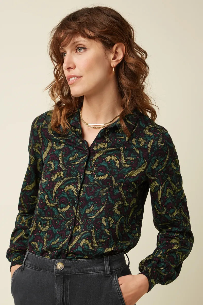 KING LOUIE Maisie Blouse Sage