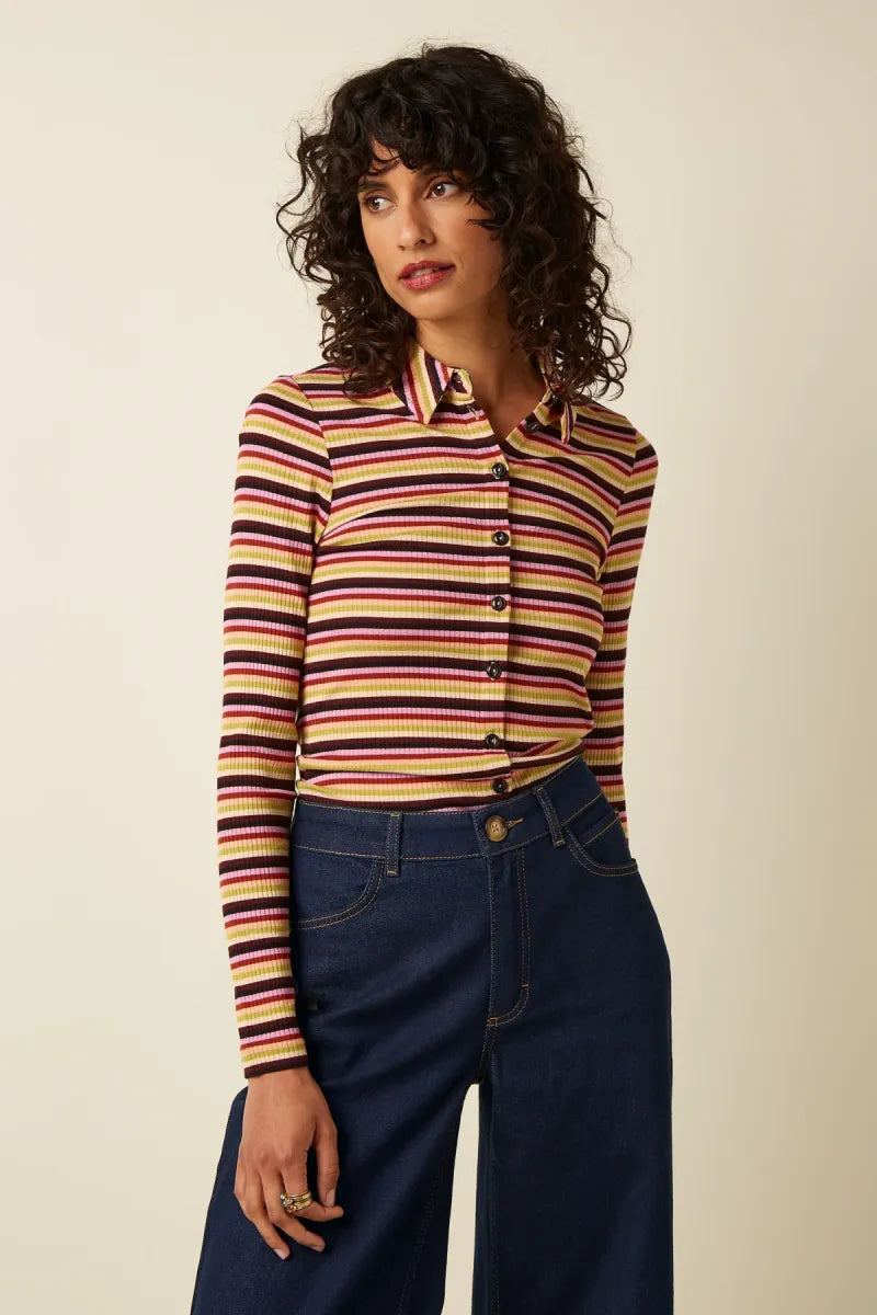 KING LOUIE Blouse Josie Stripe