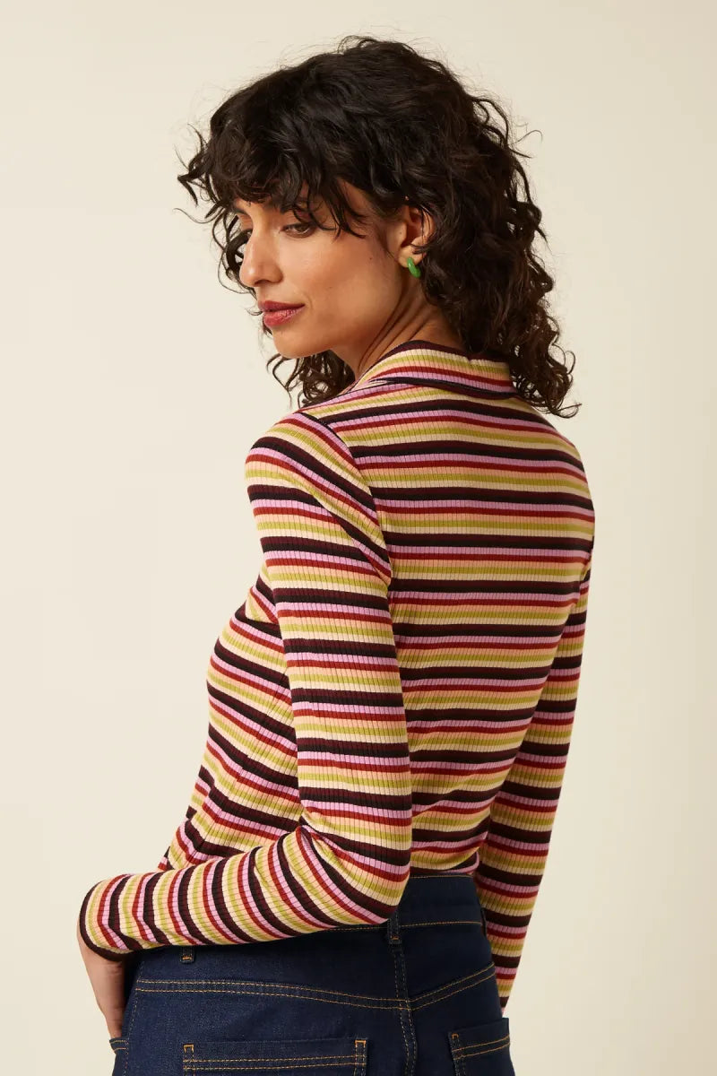 KING LOUIE Blouse Josie Stripe