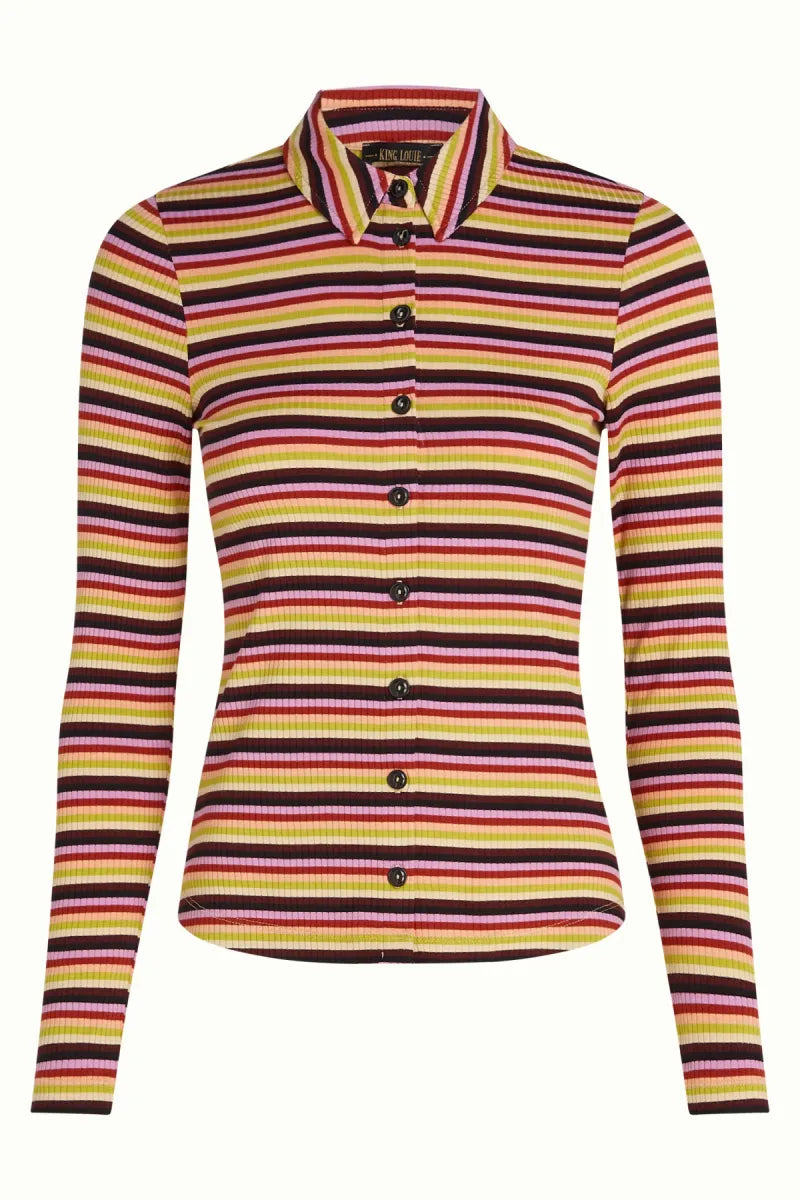 KING LOUIE Blouse Josie Stripe