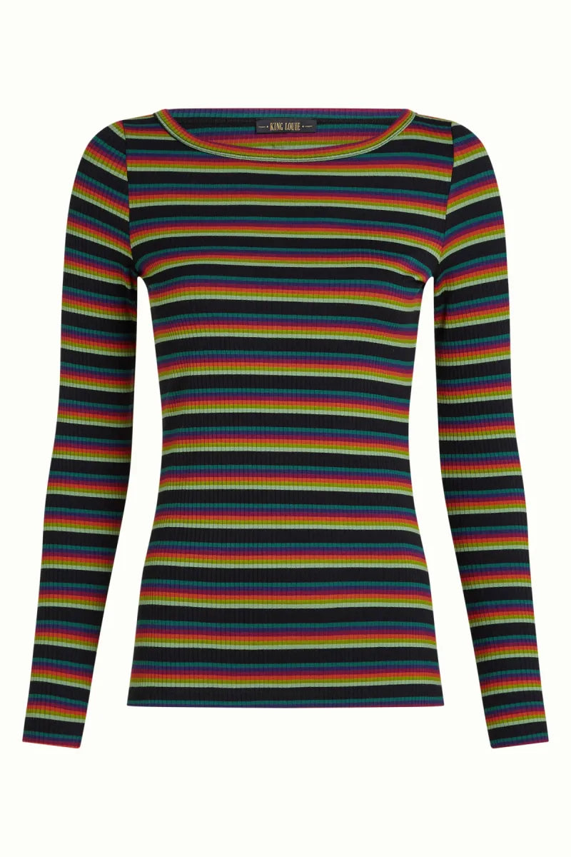 KING LOUIE Lili Top Lottie Stripe