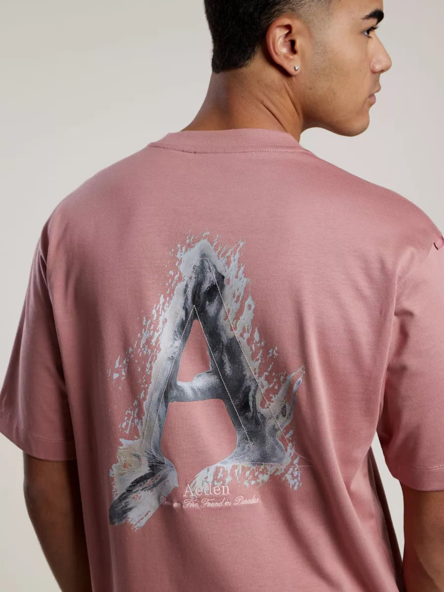 AEDEN Jovencio Tee - Ash Rose