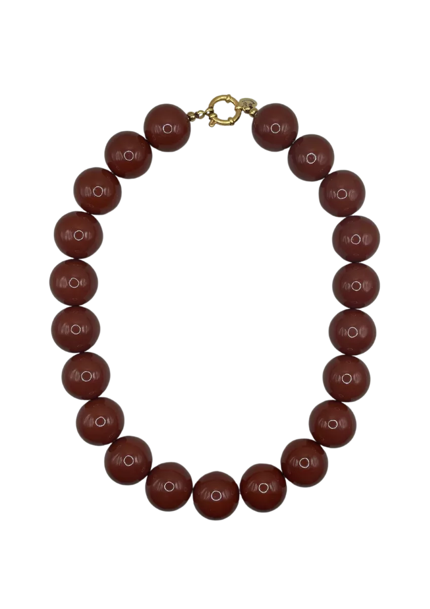 BONNIE STUDIOS Wilma Necklace - Chocolate