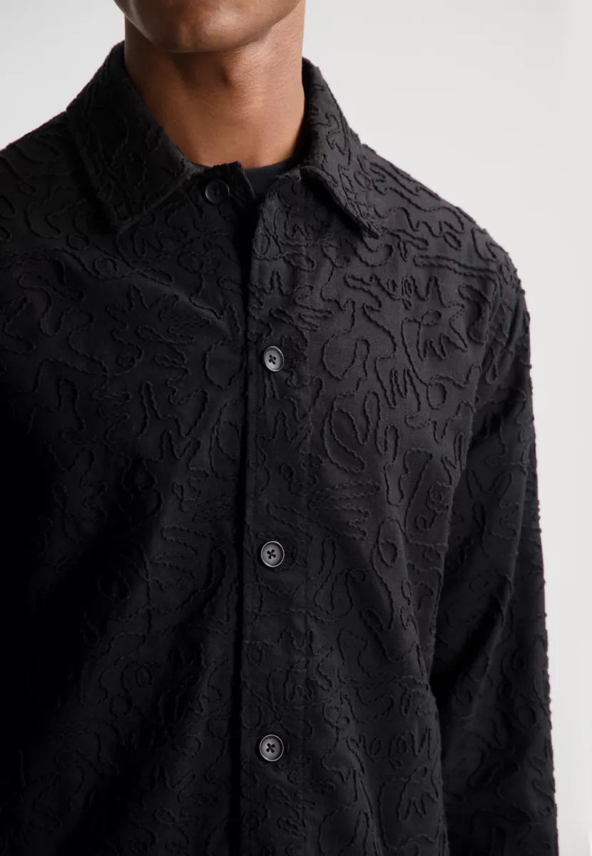 DSTREZZED Archie Overshirt - Black