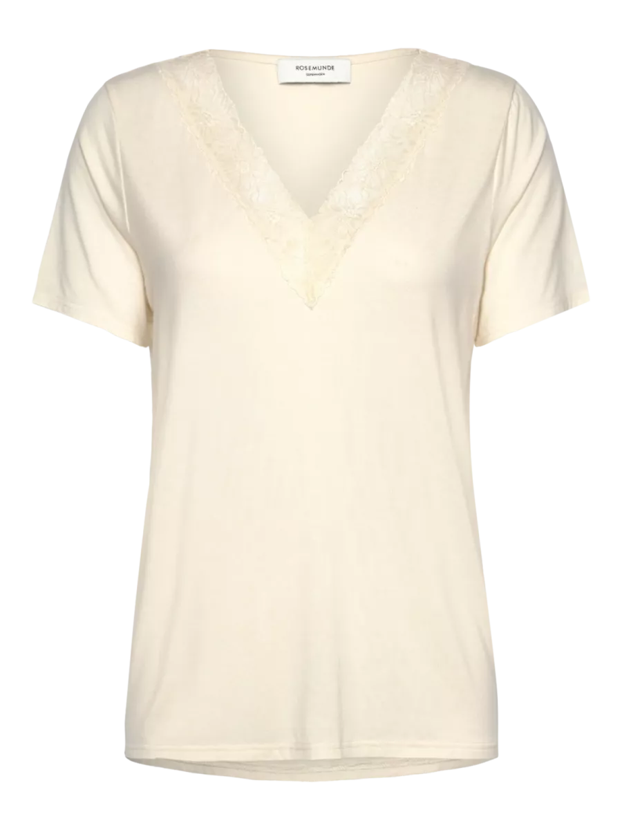 ROSEMUNDE Biarritz V-Neck Lace - Ivory