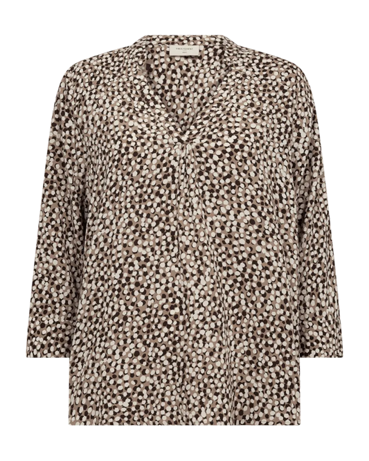 FREEQUENT Adney Blouse - Desert Toupe