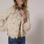 TRAMONTANA Feathered Sequin Jacket