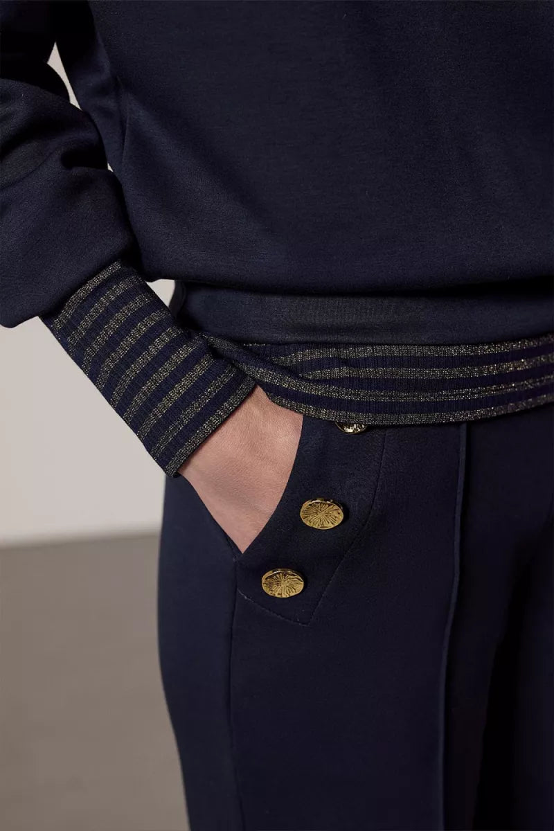 TRAMONTANA Technical Sweat Trousers - Midnight