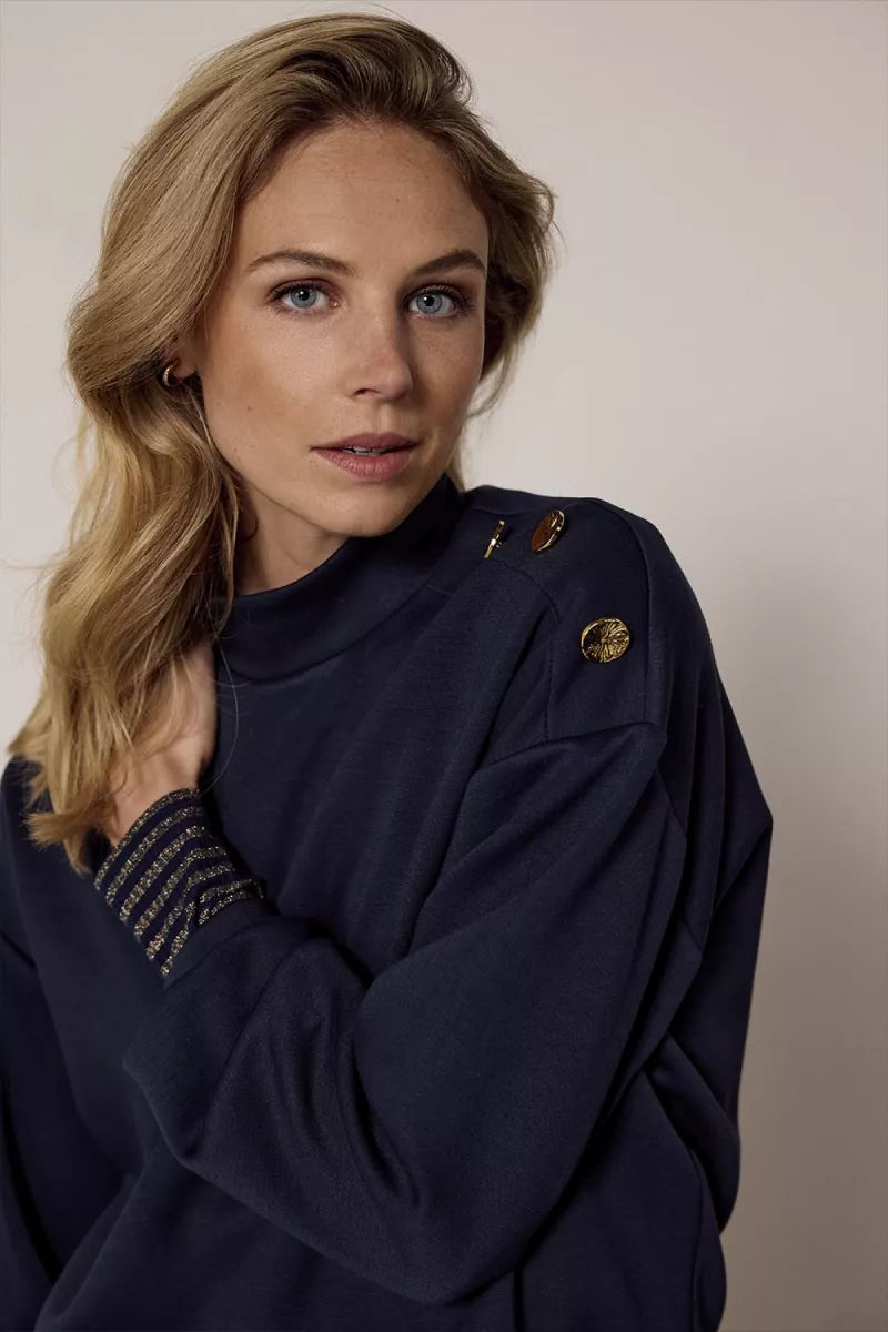 TRAMONTANA Technical Sweat Jumper - Midnight