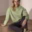 TRAMONTANA Embellished Jumper - Soft Green