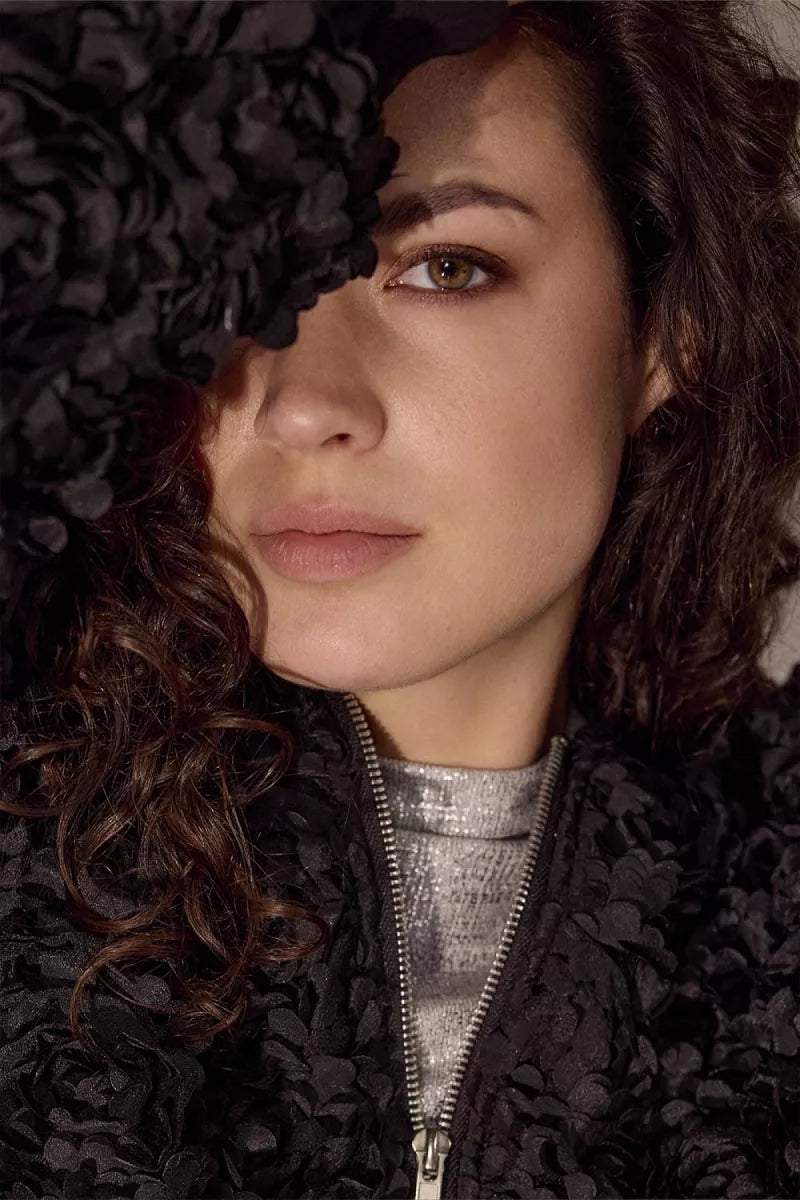 TRAMONTANA Bomber Jacket 3D Flowers