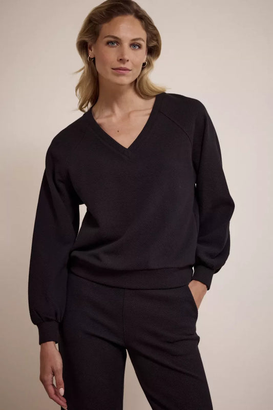 TRAMONTANA Structured Jumper - Black