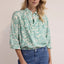 TRAMONTANA Blouse Emerald Flourish